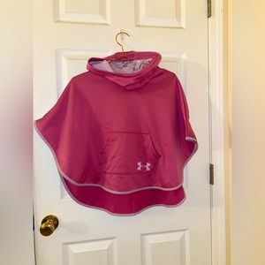 Under Armor - Pink Loose Fleece Poncho ColdGear